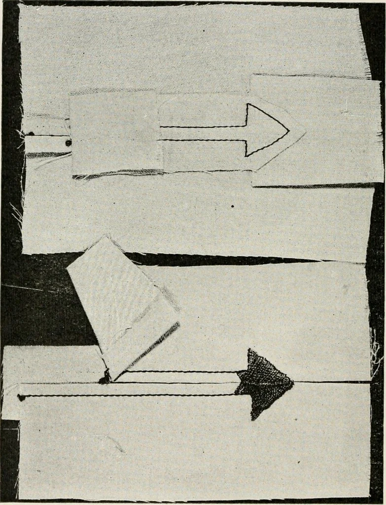 An illustration from Textiles and clothing, by Kate Heintz Watson, 1914, leaf 151