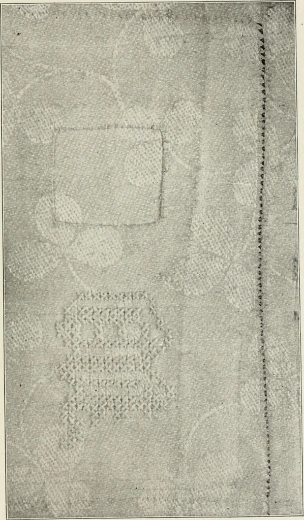 An illustration from Textiles and clothing, by Kate Heintz Watson, 1914, leaf 172