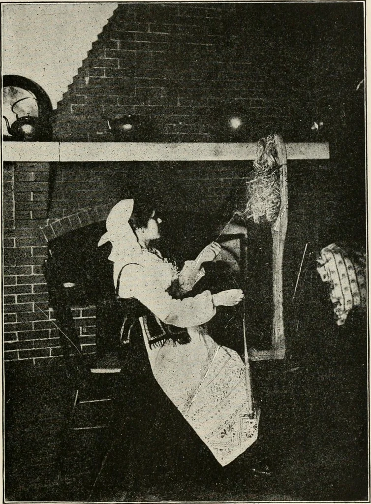 An illustration from Textiles and clothing, by Kate Heintz Watson, 1914, leaf 20