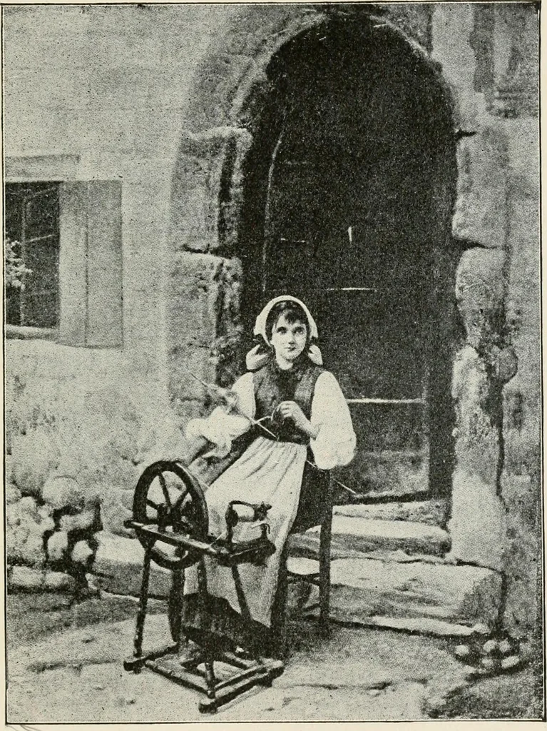 An illustration from Textiles and clothing, by Kate Heintz Watson, 1914, leaf 22