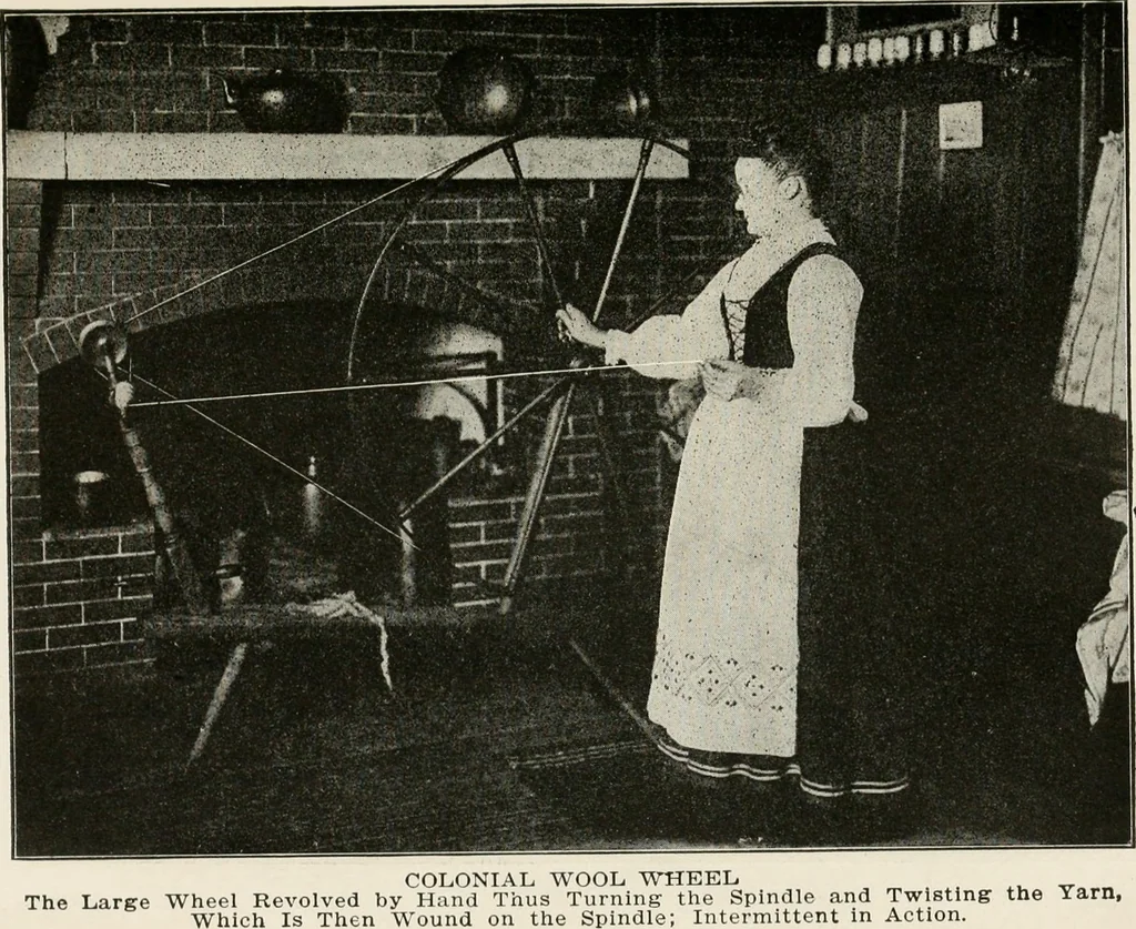 An illustration from Textiles and clothing, by Kate Heintz Watson, 1914, leaf 24