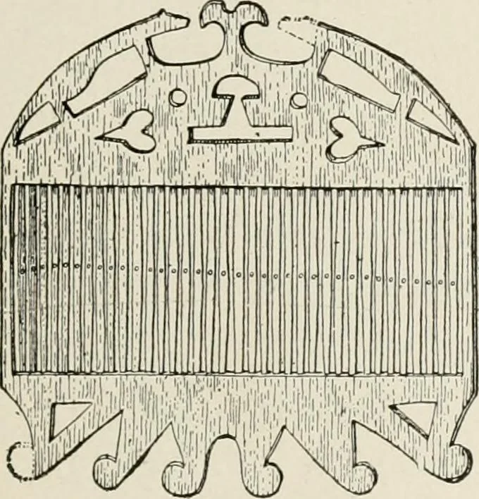 An illustration from Textiles and clothing, by Kate Heintz Watson, 1914, leaf 32