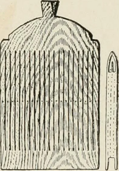 An illustration from Textiles and clothing, by Kate Heintz Watson, 1914, leaf 32