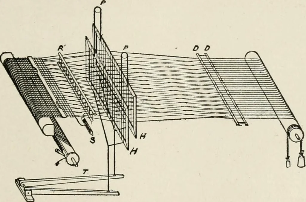 An illustration from Textiles and clothing, by Kate Heintz Watson, 1914, leaf 40