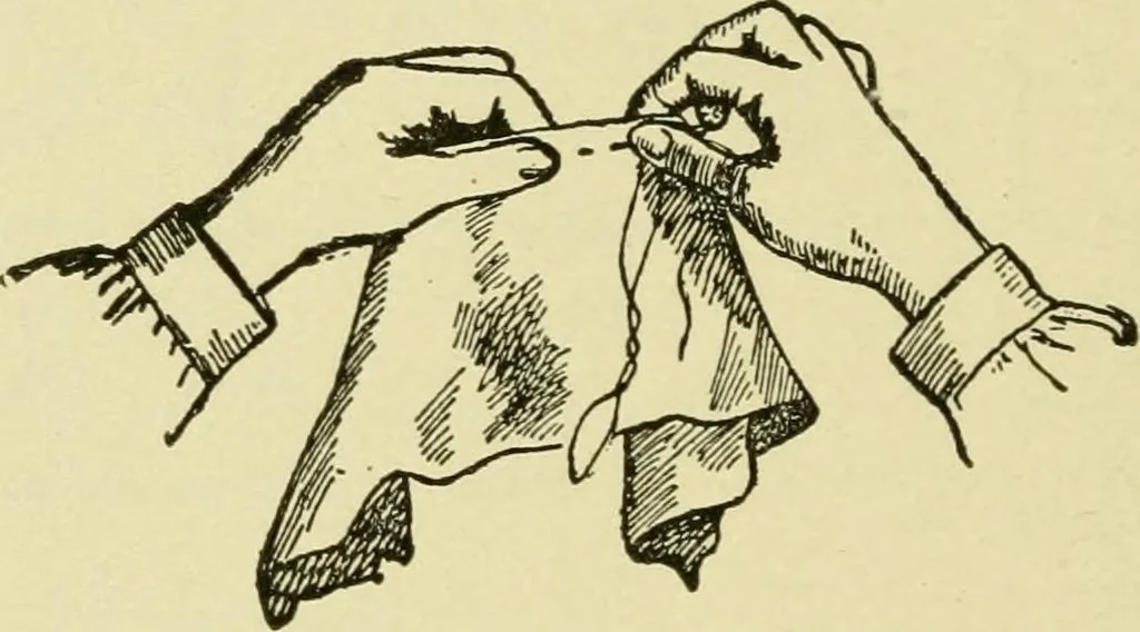 An illustration from Textiles and clothing, 1910, leaf 117