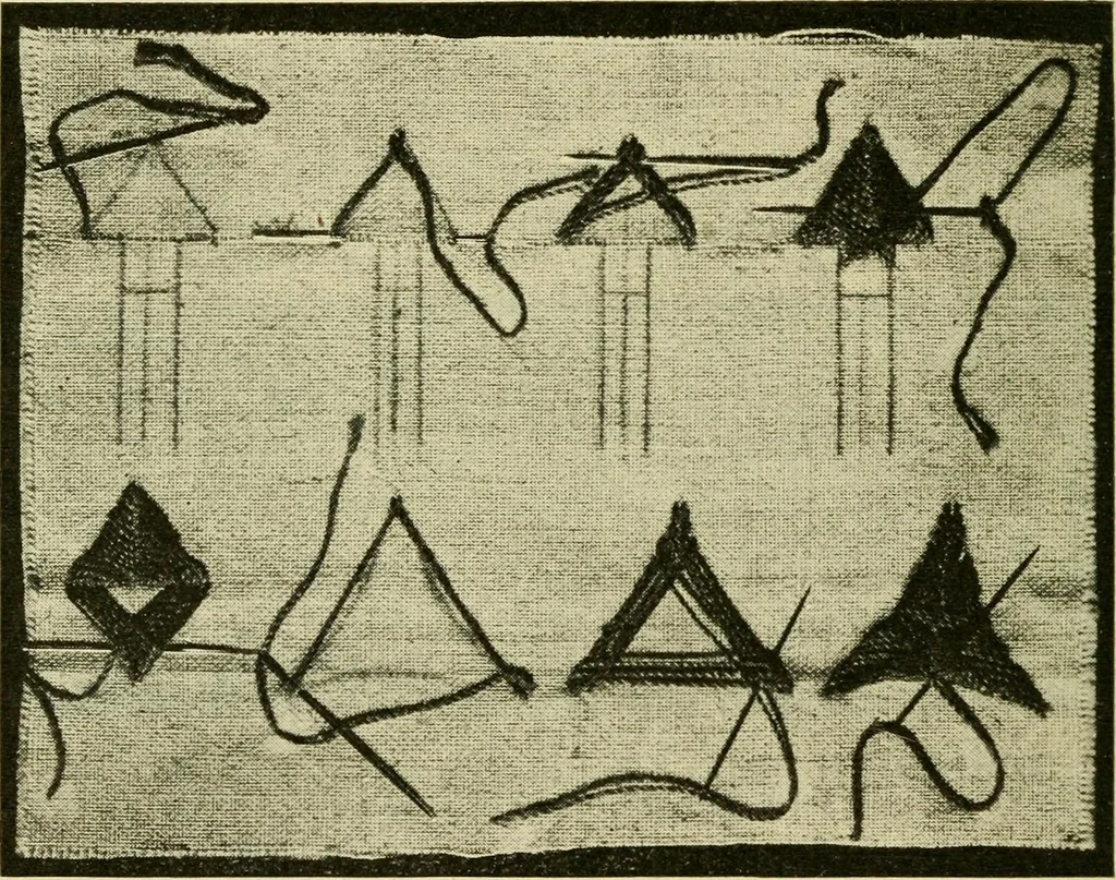 An illustration from Textiles and clothing, 1910, leaf 129