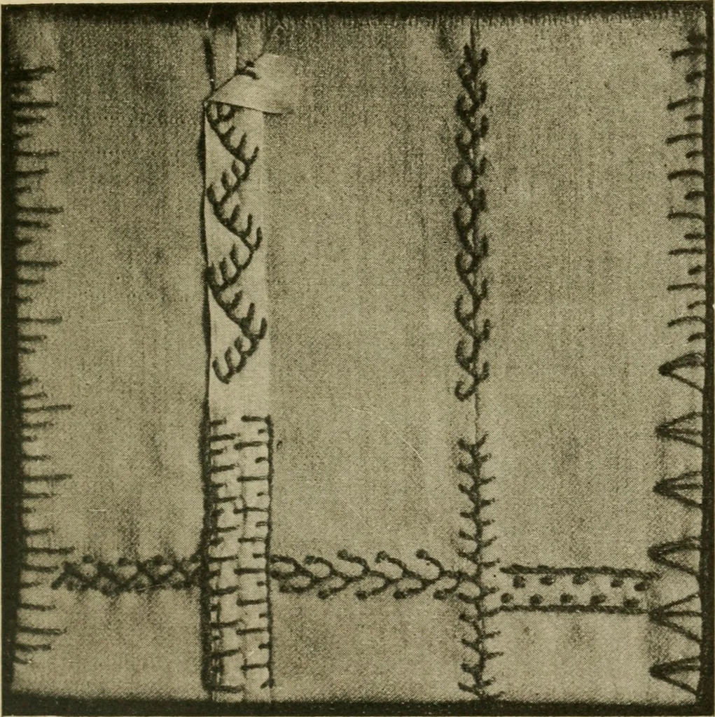An illustration from Textiles and clothing, 1910, leaf 140