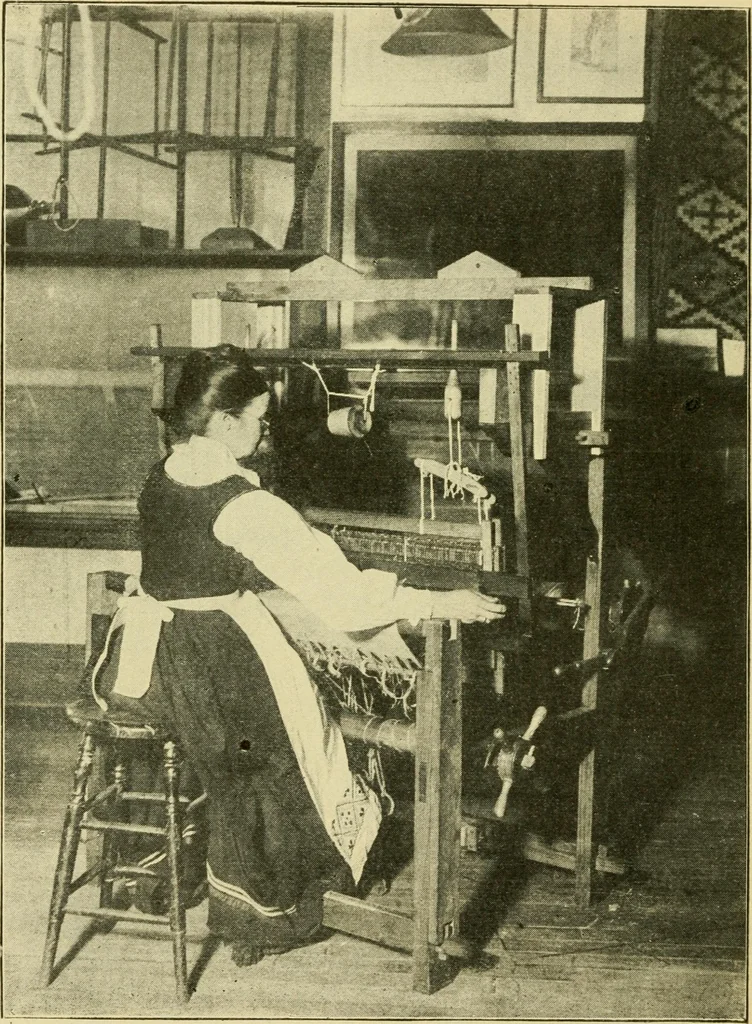 An illustration from Textiles and clothing, 1910, leaf 27