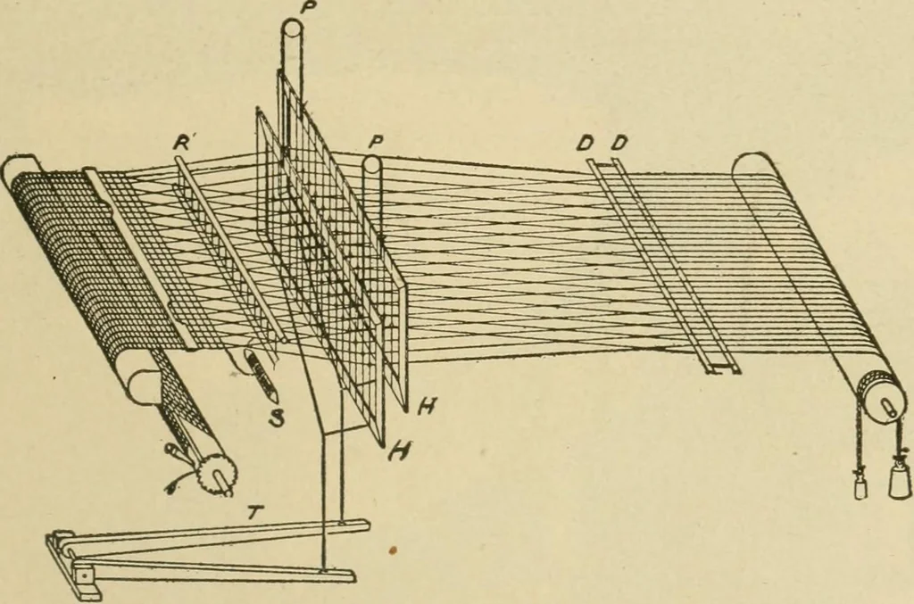 An illustration from Textiles and clothing, 1910, leaf 28