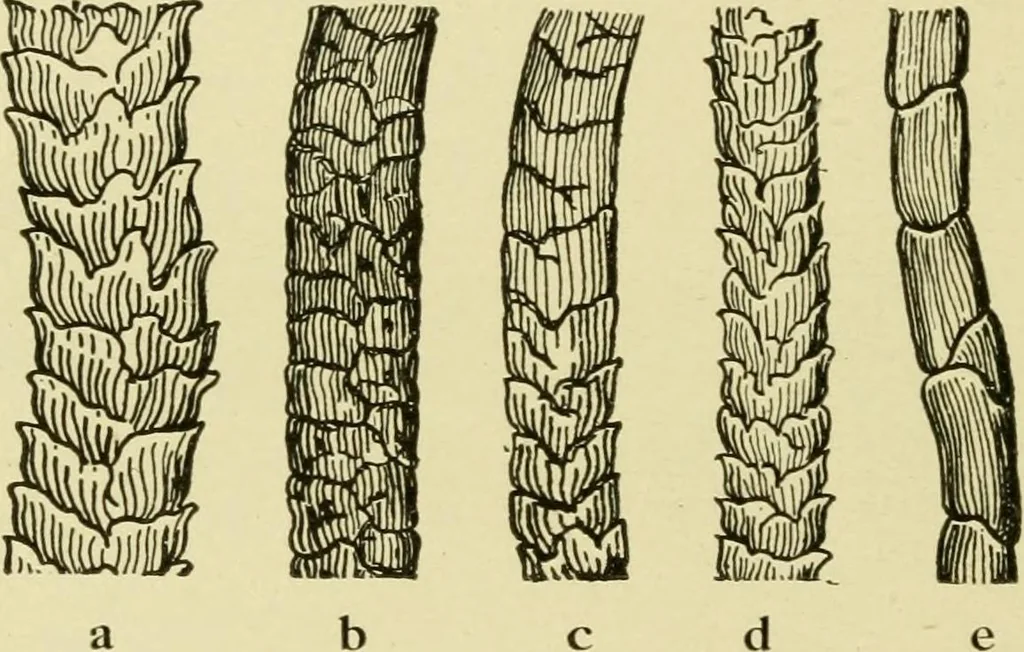 An illustration from Textiles and clothing, 1910, leaf 43