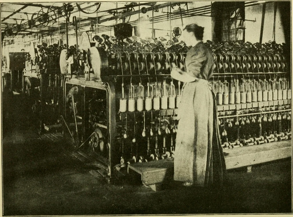 An illustration from Textiles and clothing, 1910, leaf 67