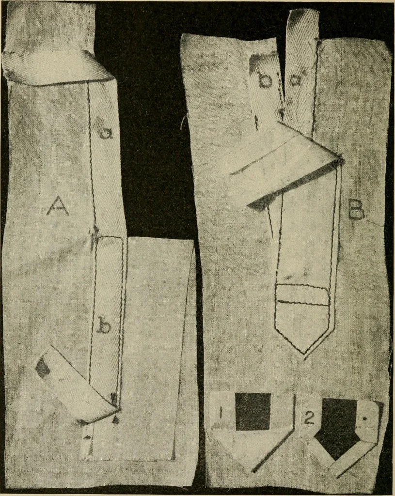 An illustration from Textiles and clothing, 1907, leaf 145