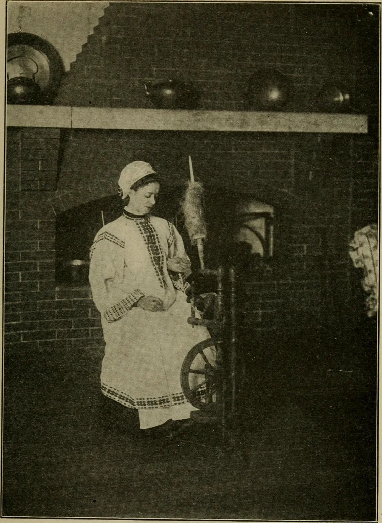 An illustration from Textiles and clothing, 1907, leaf 16