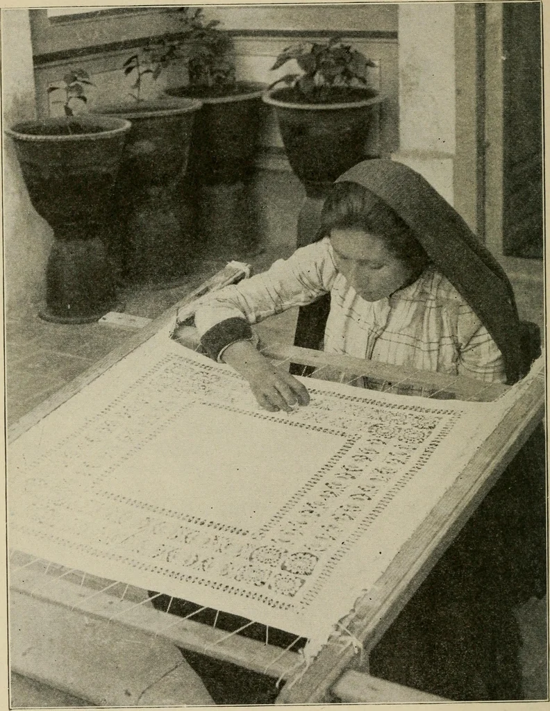 An illustration from Textiles and clothing, 1907, leaf 179