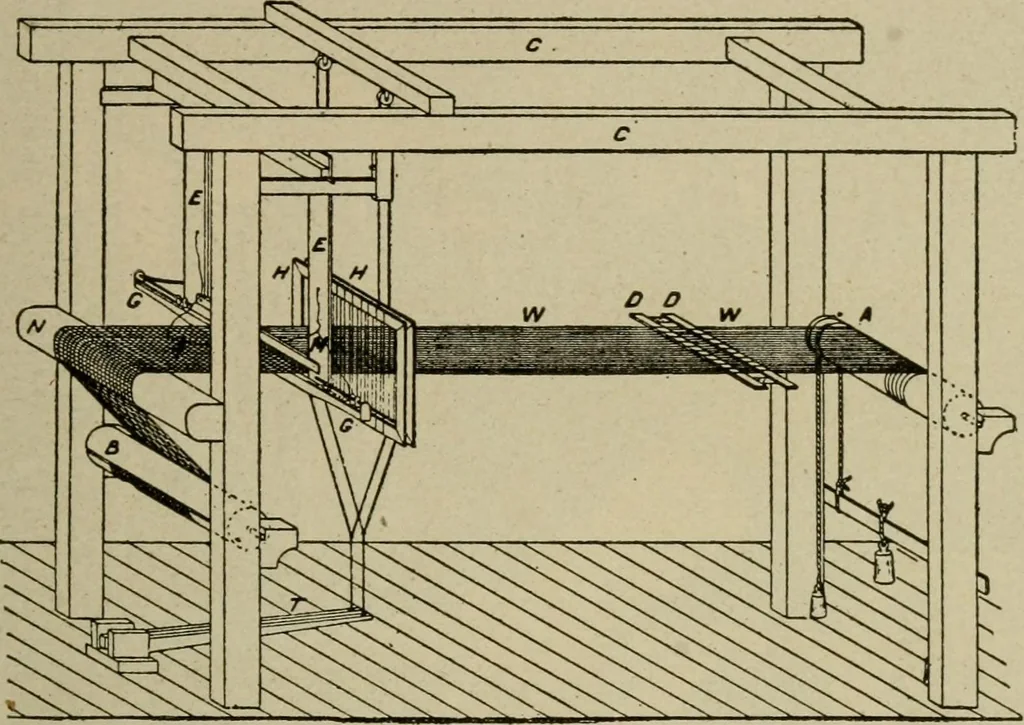 An illustration from Textiles and clothing, 1907, leaf 28