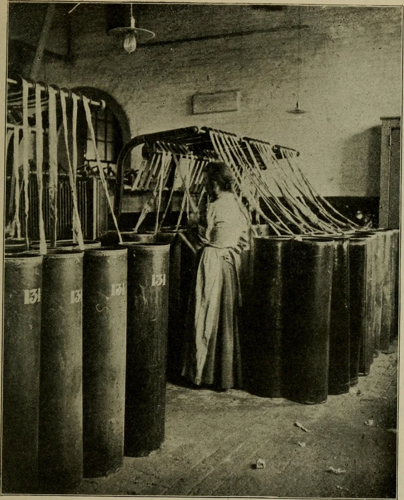 An illustration from Textiles and clothing, 1907, leaf 68