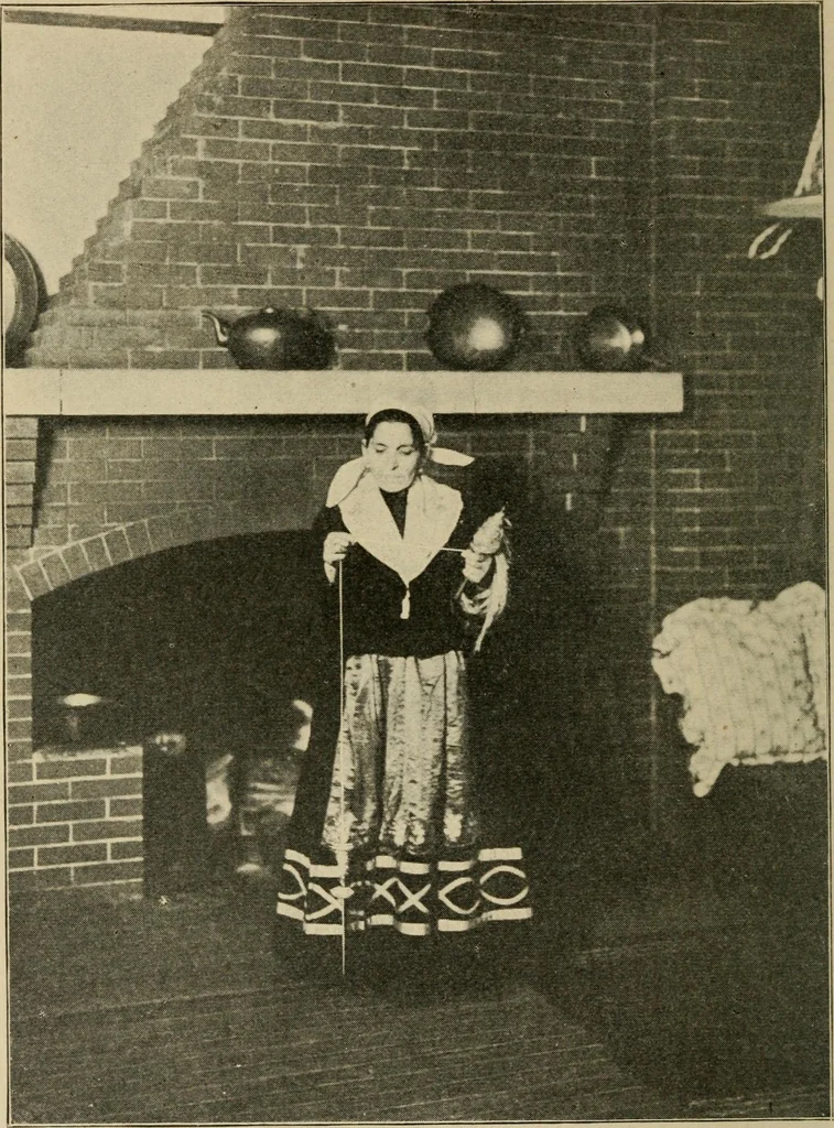 An illustration from Textiles and clothing, 1907, leaf 9