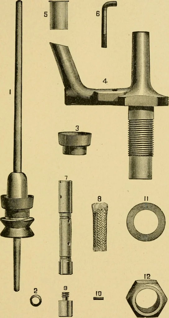 An illustration from Textile texts for cotton manufacturers : concerning the proper methods of equipping and running mills ... and a full list of the patented cotton machinery introduced and sold by the Draper Company, 1903, leaf 174