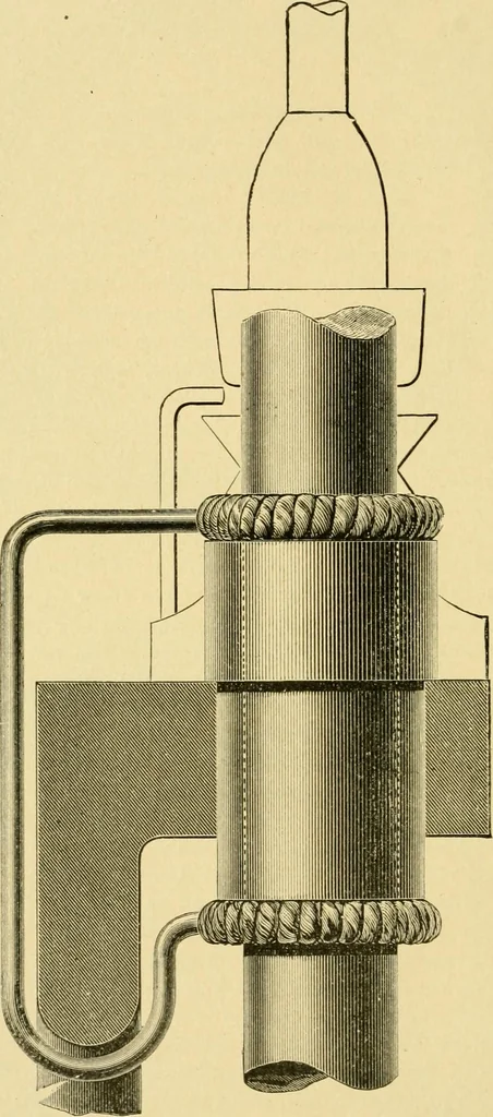 An illustration from Textile texts for cotton manufacturers : concerning the proper methods of equipping and running mills ... and a full list of the patented cotton machinery introduced and sold by the Draper Company, 1903, leaf 191