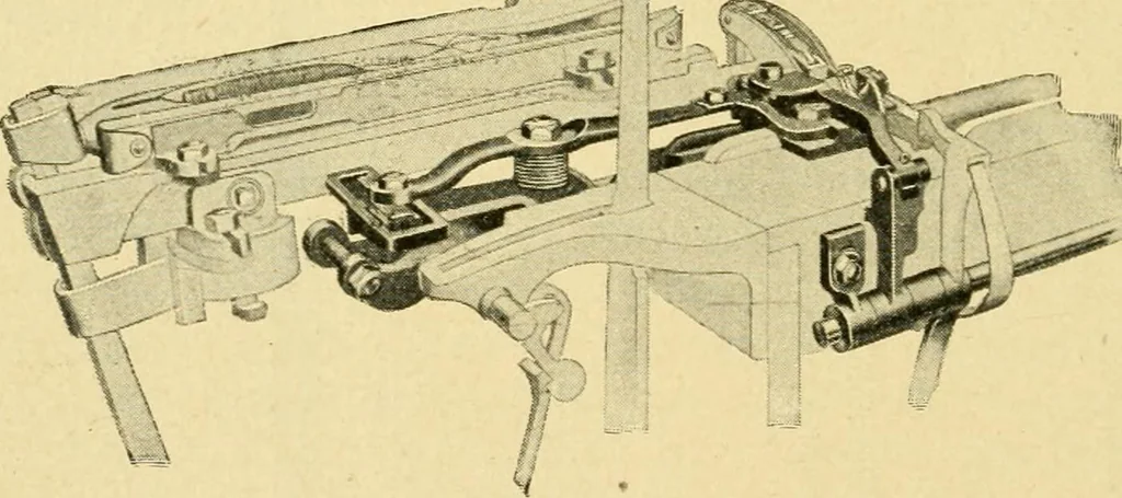 An illustration from Textile texts for cotton manufacturers : concerning the proper methods of equipping and running mills ... and a full list of the patented cotton machinery introduced and sold by the Draper Company, 1903, leaf 265