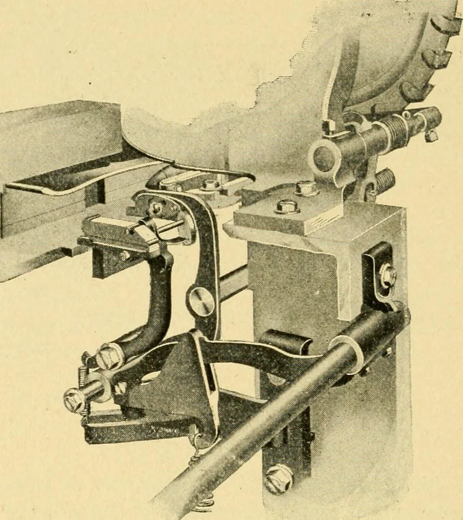 An illustration from Textile texts for cotton manufacturers : concerning the proper methods of equipping and running mills ... and a full list of the patented cotton machinery introduced and sold by the Draper Company, 1903, leaf 267