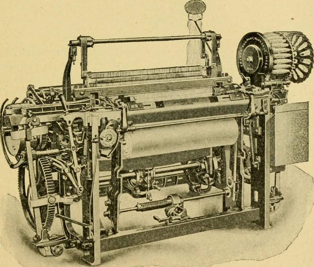 An illustration from Textile texts for cotton manufacturers : concerning the proper methods of equipping and running mills ... and a full list of the patented cotton machinery introduced and sold by the Draper Company, 1903, leaf 272