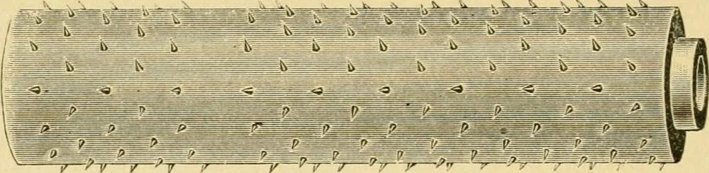 An illustration from Textile texts for cotton manufacturers : concerning the proper methods of equipping and running mills ... and a full list of the patented cotton machinery introduced and sold by the Draper Company, 1903, leaf 287