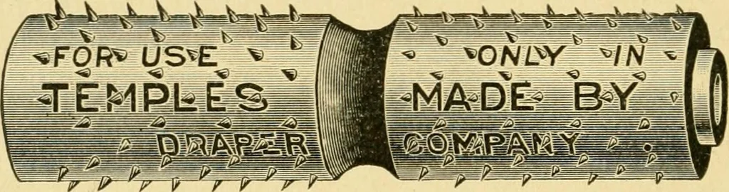 An illustration from Textile texts for cotton manufacturers : concerning the proper methods of equipping and running mills ... and a full list of the patented cotton machinery introduced and sold by the Draper Company, 1903, leaf 287