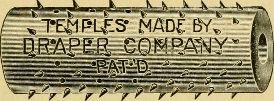 An illustration from Textile texts for cotton manufacturers : concerning the proper methods of equipping and running mills ... and a full list of the patented cotton machinery introduced and sold by the Draper Company, 1903, leaf 288