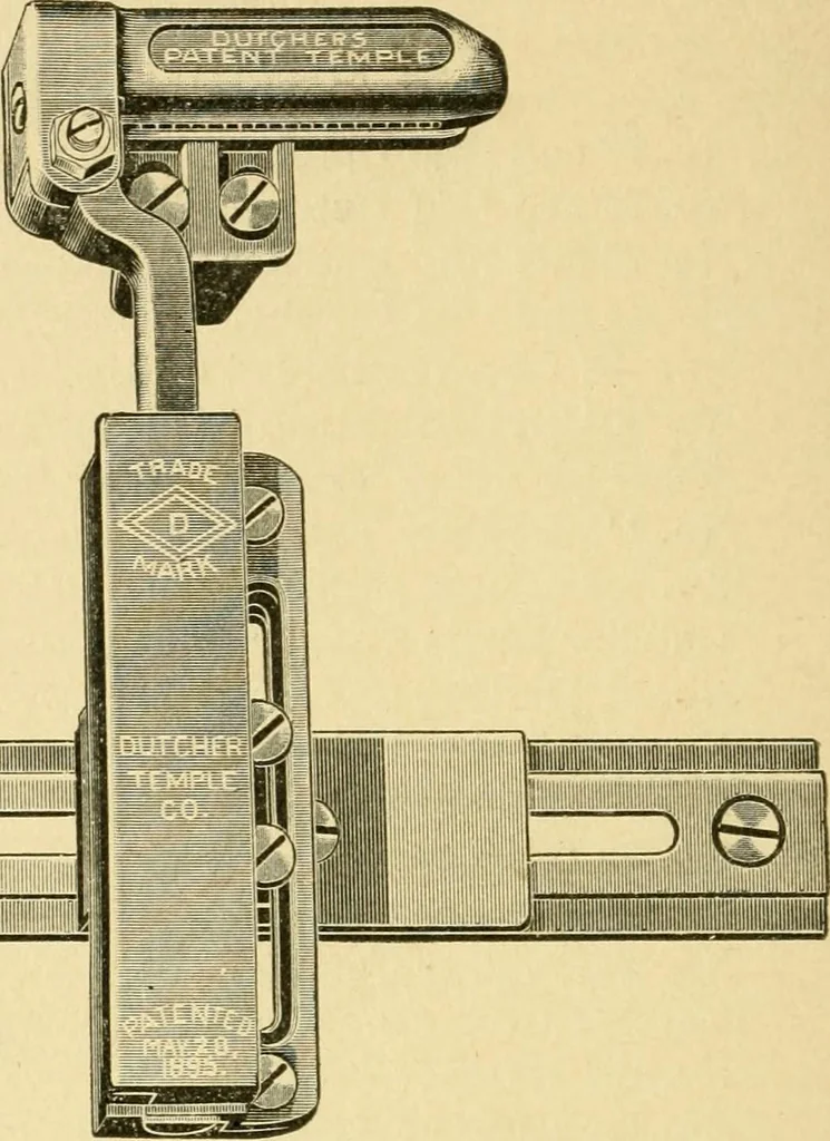 An illustration from Textile texts for cotton manufacturers : concerning the proper methods of equipping and running mills ... and a full list of the patented cotton machinery introduced and sold by the Draper Company, 1903, leaf 293