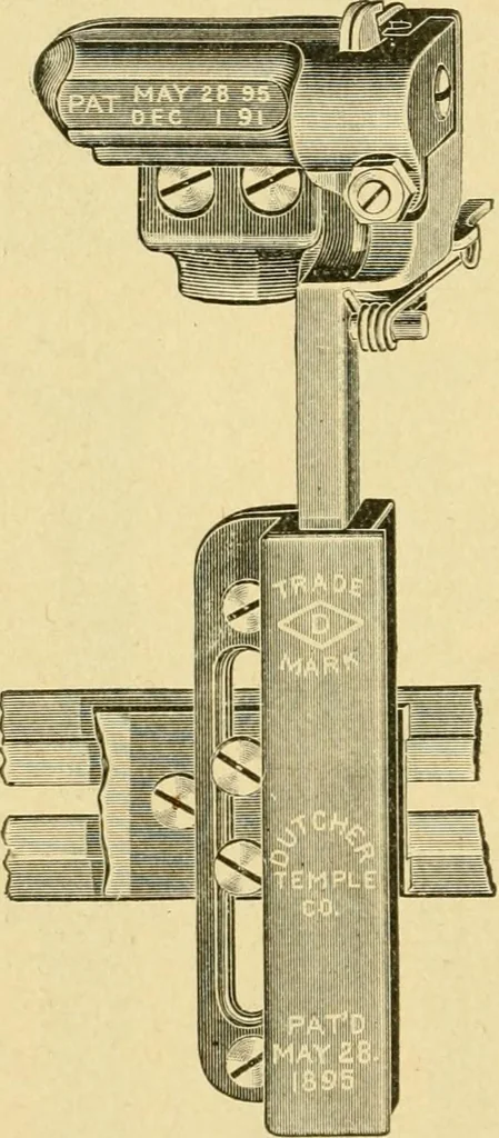 An illustration from Textile texts for cotton manufacturers : concerning the proper methods of equipping and running mills ... and a full list of the patented cotton machinery introduced and sold by the Draper Company, 1903, leaf 297