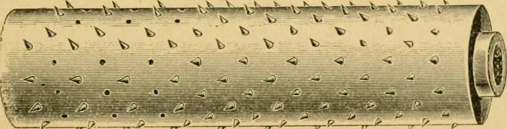 An illustration from Textile texts for cotton manufacturers : concerning the proper methods of equipping and running mills ... and a full list of the patented cotton machinery introduced and sold by the Draper Company, 1903, leaf 300