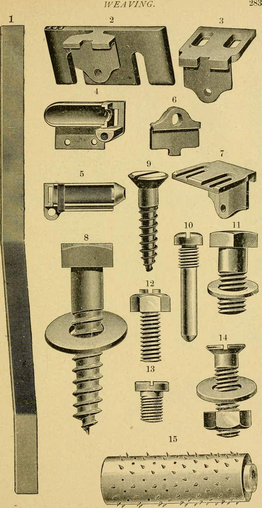 An illustration from Textile texts for cotton manufacturers : concerning the proper methods of equipping and running mills ... and a full list of the patented cotton machinery introduced and sold by the Draper Company, 1903, leaf 306