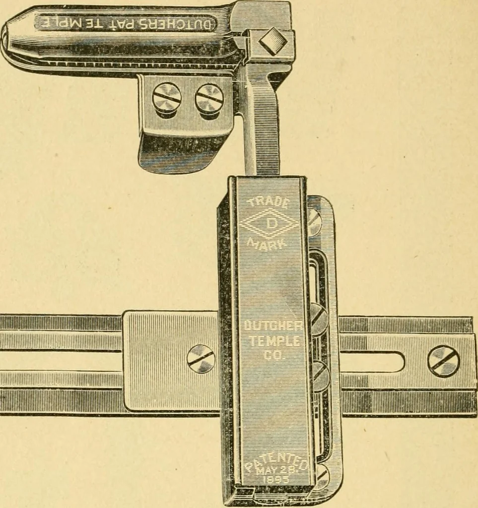 An illustration from Textile texts for cotton manufacturers : concerning the proper methods of equipping and running mills ... and a full list of the patented cotton machinery introduced and sold by the Draper Company, 1903, leaf 307