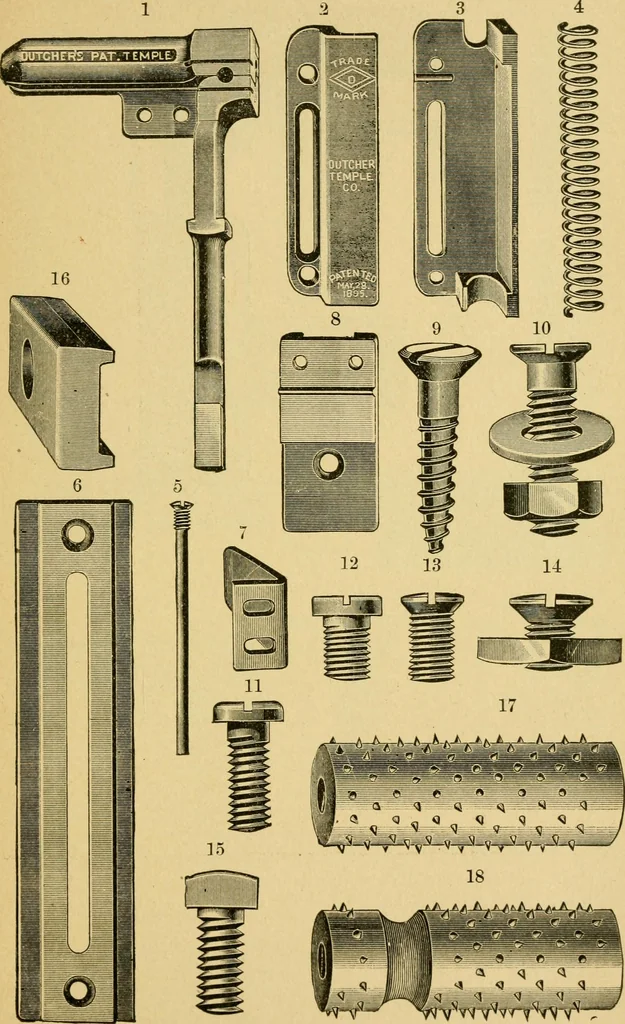 An illustration from Textile texts for cotton manufacturers : concerning the proper methods of equipping and running mills ... and a full list of the patented cotton machinery introduced and sold by the Draper Company, 1903, leaf 308