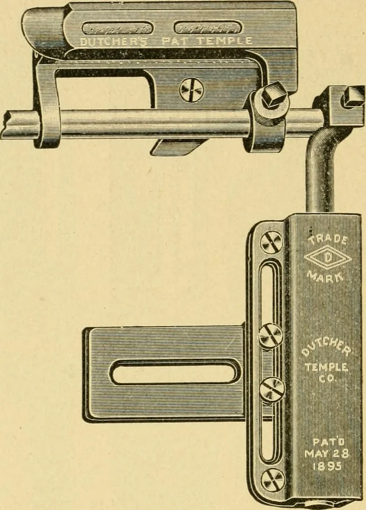An illustration from Textile texts for cotton manufacturers : concerning the proper methods of equipping and running mills ... and a full list of the patented cotton machinery introduced and sold by the Draper Company, 1903, leaf 309