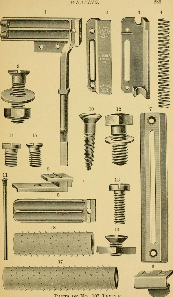 An illustration from Textile texts for cotton manufacturers : concerning the proper methods of equipping and running mills ... and a full list of the patented cotton machinery introduced and sold by the Draper Company, 1903, leaf 312