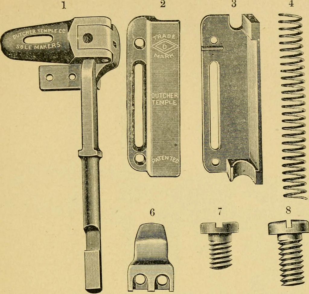An illustration from Textile texts for cotton manufacturers : concerning the proper methods of equipping and running mills ... and a full list of the patented cotton machinery introduced and sold by the Draper Company, 1903, leaf 316