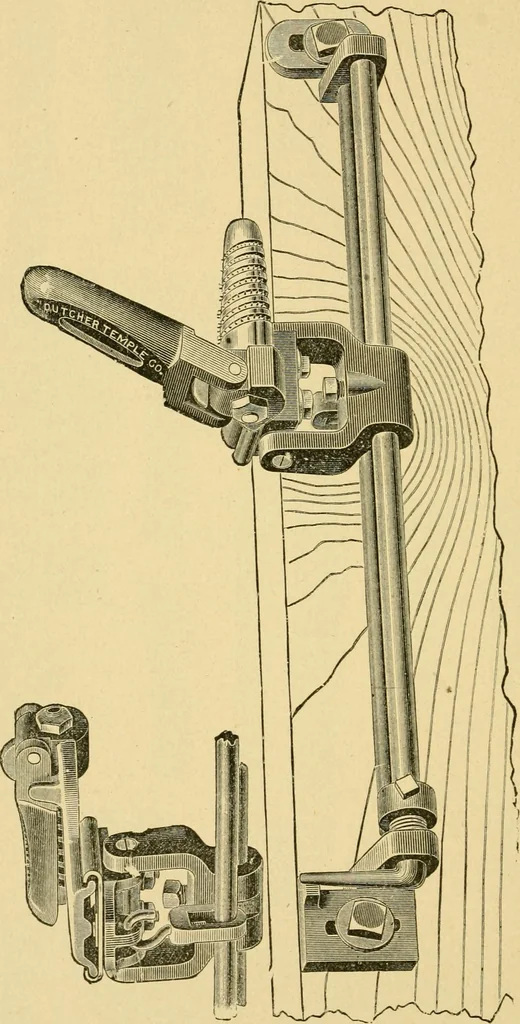 An illustration from Textile texts for cotton manufacturers : concerning the proper methods of equipping and running mills ... and a full list of the patented cotton machinery introduced and sold by the Draper Company, 1903, leaf 319