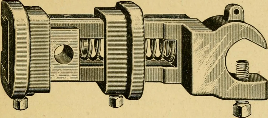 An illustration from Textile texts for cotton manufacturers : concerning the proper methods of equipping and running mills ... and a full list of the patented cotton machinery introduced and sold by the Draper Company, 1903, leaf 328