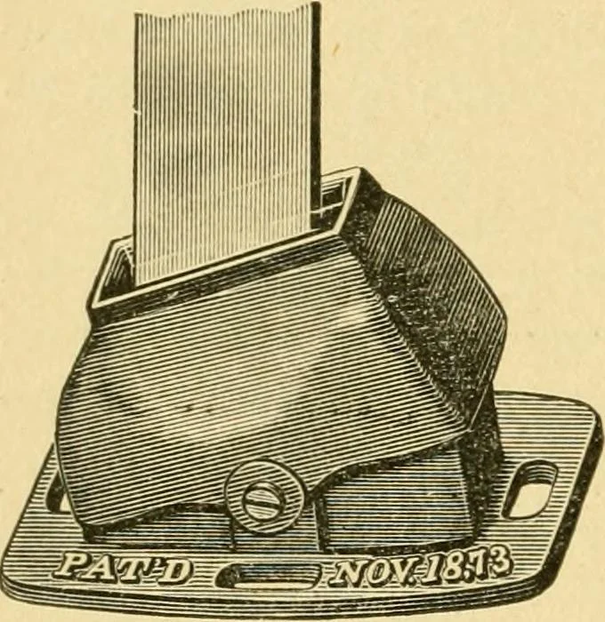 An illustration from Textile texts for cotton manufacturers : concerning the proper methods of equipping and running mills ... and a full list of the patented cotton machinery introduced and sold by the Draper Company, 1903, leaf 51