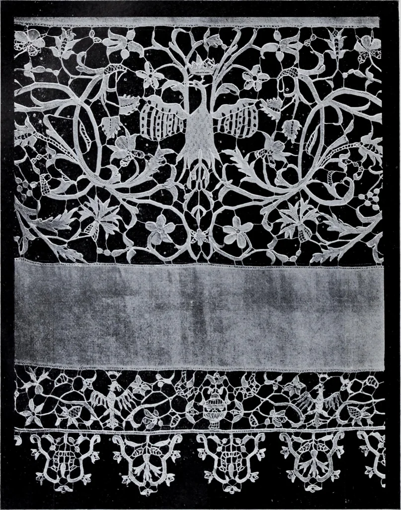 An illustration from Textilsammlung Iklé Katalog. Industrie- u. Gewerbemuseum St. Gallen, 1908, 1908, leaf 137