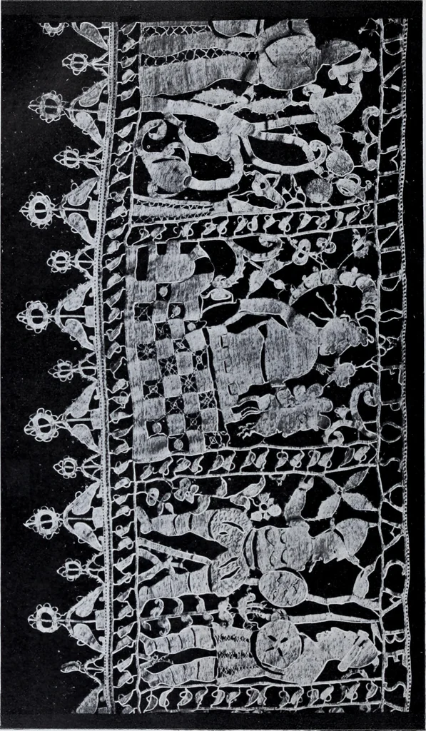 An illustration from Textilsammlung Iklé Katalog. Industrie- u. Gewerbemuseum St. Gallen, 1908, 1908, leaf 141