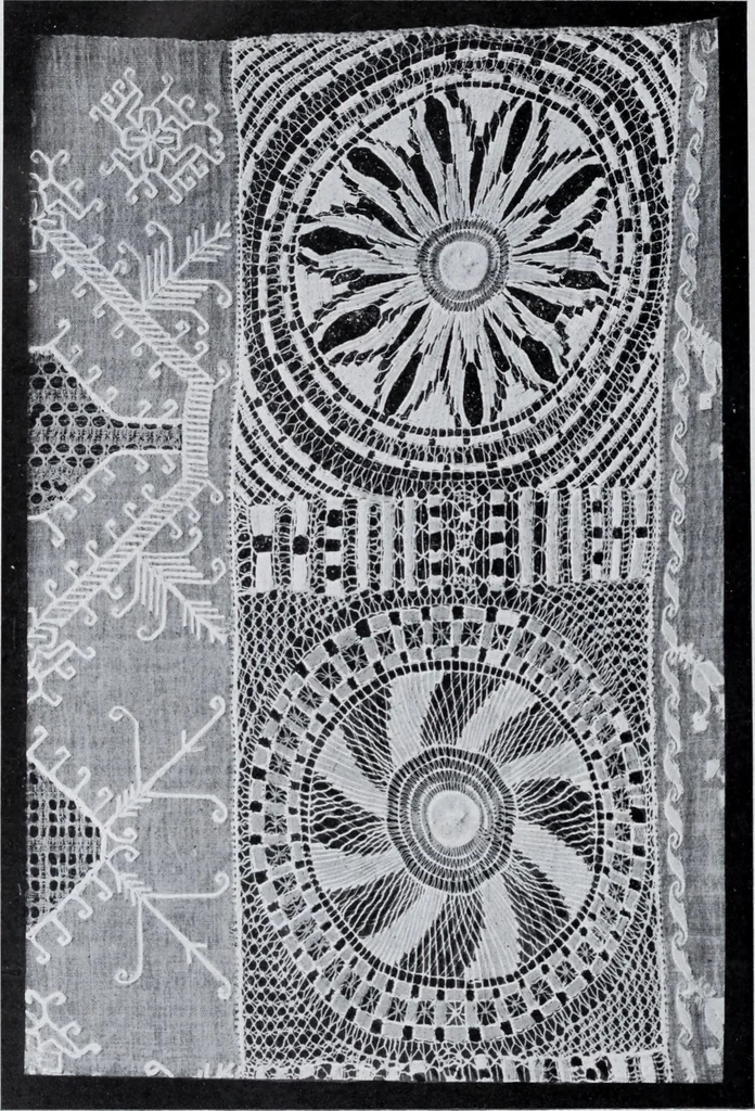 An illustration from Textilsammlung Iklé Katalog. Industrie- u. Gewerbemuseum St. Gallen, 1908, 1908, leaf 153