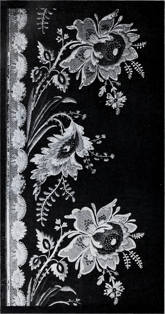 An illustration from Textilsammlung Iklé Katalog. Industrie- u. Gewerbemuseum St. Gallen, 1908, 1908, leaf 195