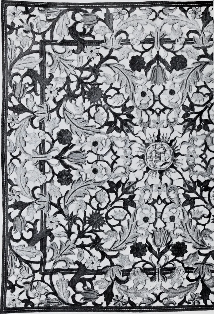 An illustration from Textilsammlung Iklé Katalog. Industrie- u. Gewerbemuseum St. Gallen, 1908, 1908, leaf 209