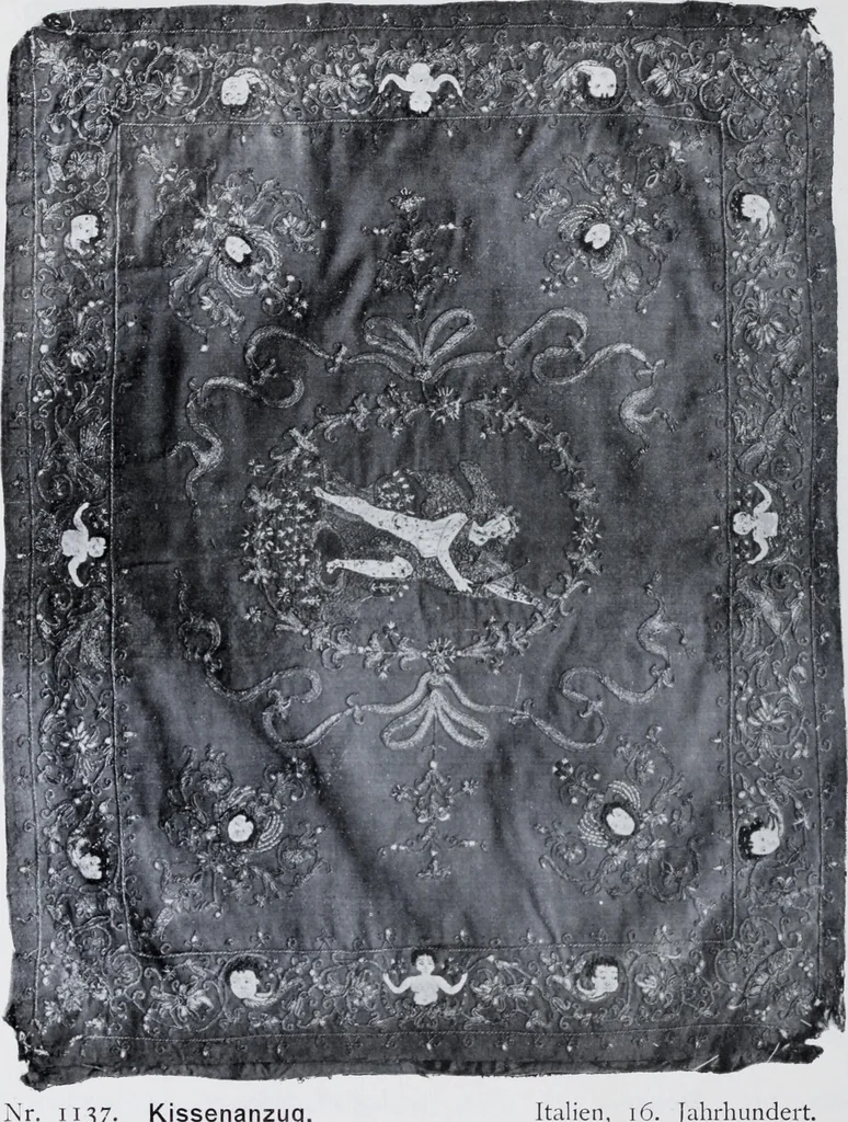An illustration from Textilsammlung Iklé Katalog. Industrie- u. Gewerbemuseum St. Gallen, 1908, 1908, leaf 217