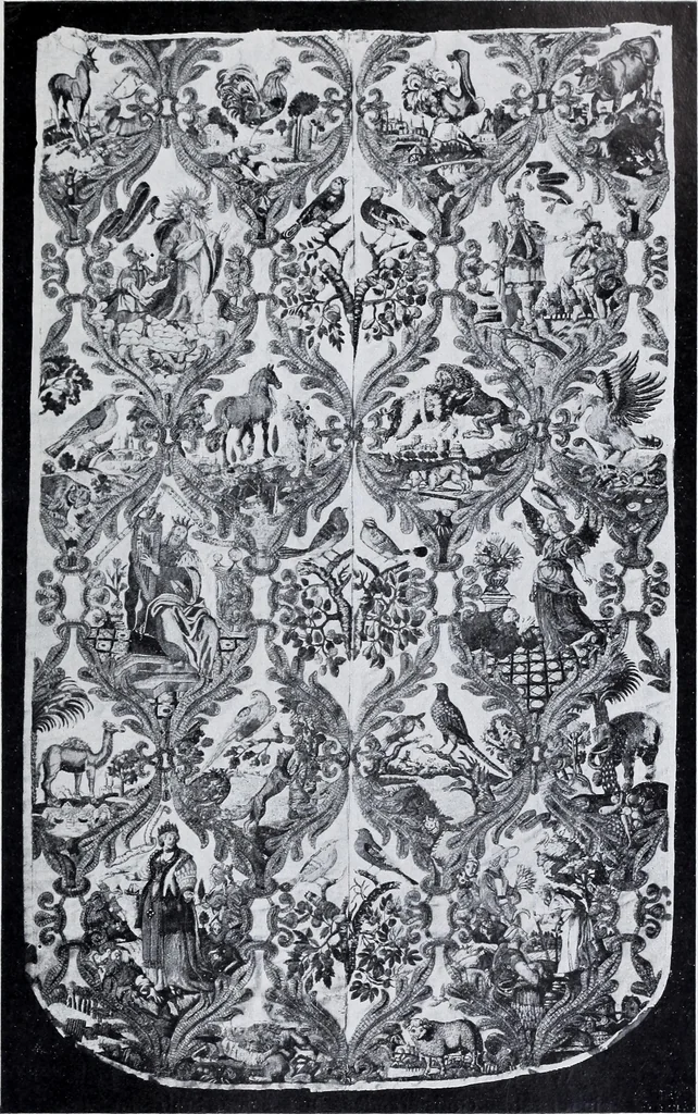 An illustration from Textilsammlung Iklé Katalog. Industrie- u. Gewerbemuseum St. Gallen, 1908, 1908, leaf 228
