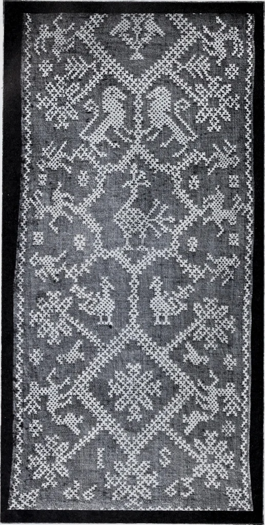 An illustration from Textilsammlung Iklé Katalog. Industrie- u. Gewerbemuseum St. Gallen, 1908, 1908, leaf 241