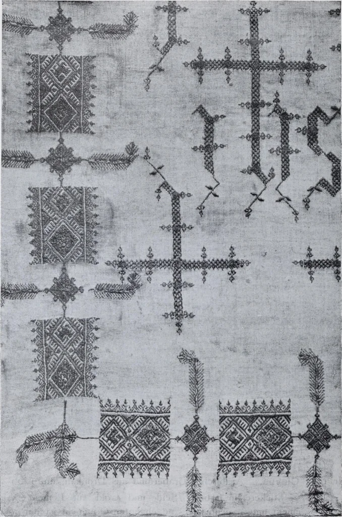 An illustration from Textilsammlung Iklé Katalog. Industrie- u. Gewerbemuseum St. Gallen, 1908, 1908, leaf 31